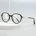 Очила за компютър Techsuit Premium Anti-Blue Light Glasses Reflex PC (TM1062) - унисекс, Browline - Черни