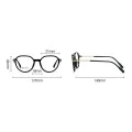 Очила за компютър Techsuit Premium Anti-Blue Light Glasses Reflex PC (TM1062) - унисекс, Browline - Прозрачен кафяв
