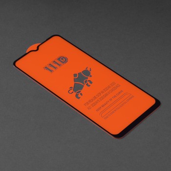 Oppo A15 / A15s / A16 / A16s / A54s - 111D пълно покритие / пълно залепено стъкло - черно