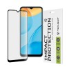 Oppo A15 / A15s / A16 / A16s / A54s - 111D пълно покритие / пълно залепено стъкло - черно