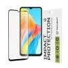 Oppo A38 / A18 - 111D пълно покритие / пълно залепено стъкло - черно