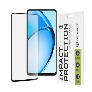 Oppo A60 4G - 111D пълно покритие / пълно залепено стъкло - черно