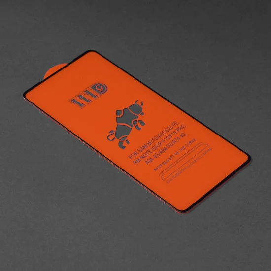 Oppo A78 4G - 111D пълно покритие / пълно залепено стъкло - черно