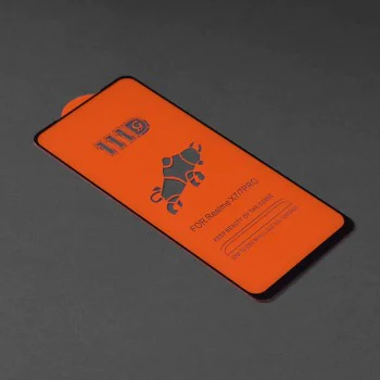 Oppo Reno4 Lite - 111D пълно покритие / пълно залепено стъкло - черно