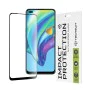Oppo Reno4 Lite - 111D пълно покритие / пълно залепено стъкло - черно