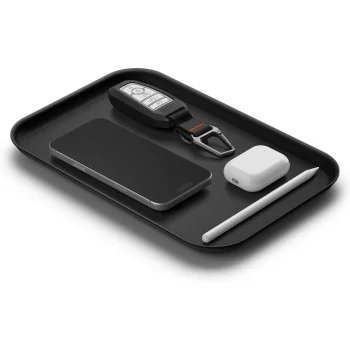 Органайзер Spigen Sectional Catchall Tray LD402 (AHP10135) - универсален, стабилен противоплъзгащ дизайн, силиконова основа - Черен