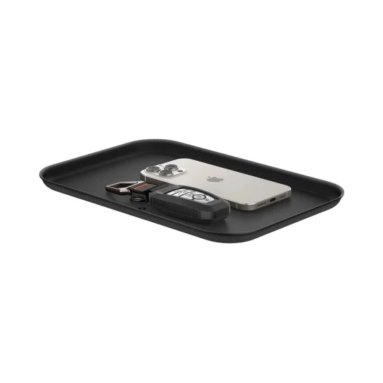 Органайзер Spigen Sectional Catchall Tray LD402 (AHP10135) - универсален, стабилен противоплъзгащ дизайн, силиконова основа - Черен