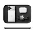 Органайзер Spigen Sectional Catchall Tray LD402 (AHP10135) - универсален, стабилен противоплъзгащ дизайн, силиконова основа - Черен