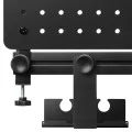 Органайзер за бюро с монтаж чрез скоба Clamp-on Rail Desk Pegboard LD406 (AHP11401) - Spigen - Черен