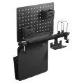 Органайзер за бюро с монтаж чрез скоба Clamp-on Rail Desk Pegboard LD406 (AHP11401) - Spigen - Черен