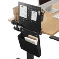 Органайзер за бюро с монтаж чрез скоба Clamp-on Rail Desk Pegboard LD406 (AHP11401) - Spigen - Черен