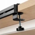 Органайзер за бюро с монтаж чрез скоба Clamp-on Rail Desk Pegboard LD406 (AHP11401) - Spigen - Черен