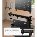 Органайзер за бюро с монтаж чрез скоба Clamp-on Rail Desk Pegboard LD406 (AHP11401) - Spigen - Черен
