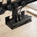 Органайзер за бюро с монтаж чрез скоба Clamp-on Rail Desk Pegboard LD406 (AHP11401) - Spigen - Черен