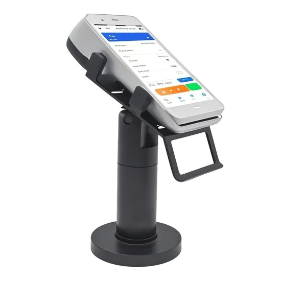 POS стойка PayNest (POS1) - Techsuit - 270° хоризонтална ротация, 30° наклон, 3M лепенка - Черно