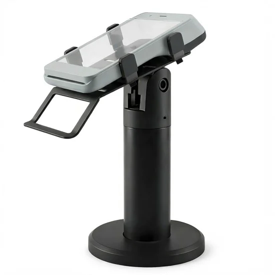 POS стойка PayNest (POS1) - Techsuit - 270° хоризонтална ротация, 30° наклон, 3M лепенка - Черно
