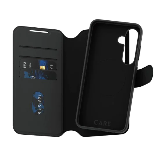 PanzerGlass® - CARE Feature Case Tango Two-in-One Portphile - Samsung Galaxy S25 - Черен