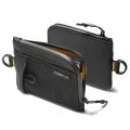 Портфейл за карти Spigen Soft Card Holder LF300 (AFA11229) - побира до 10 карти и банкноти, найлон, RFID защита - Черен