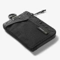 Портфейл за карти Spigen Soft Card Holder LF300 (AFA11229) - побира до 10 карти и банкноти, найлон, RFID защита - Черен