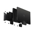 Портфейл за карти Spigen Universal Card Holder Wallet S (AMP02898) - RFID защита, събира до 12 карти, премиум алуминий - Черен