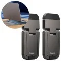 Поставка за лаптоп (2 броя) Laptop Holder (LUZC000013) - Сгъваем дизайн, Самозалепваща, Цинкова сплав - Baseus - Сив