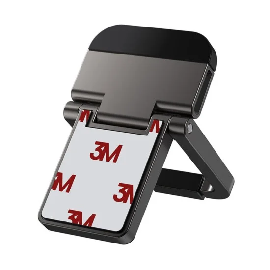 Поставка за лаптоп (2 броя) Laptop Holder (LUZC000013) - Сгъваем дизайн, Самозалепваща, Цинкова сплав - Baseus - Сив