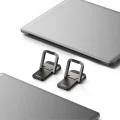 Поставка за лаптоп (2 броя) Laptop Holder (LUZC000013) - Сгъваем дизайн, Самозалепваща, Цинкова сплав - Baseus - Сив