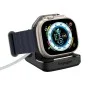 Поставка за зарядно Spigen Apple Watch Charger Stand Rugged Armor (AMP05764) - за всички модели Apple Watch - Черен
