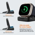 Поставка за зарядно Spigen Apple Watch Charger Stand Rugged Armor (AMP05764) - за всички модели Apple Watch - Черен