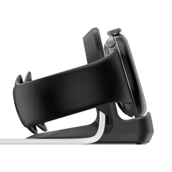 Поставка за зарядно Spigen Google Pixel Watch Charger Stand S354 (AMP05796) - за Google Pixel Watch 1 - Черен