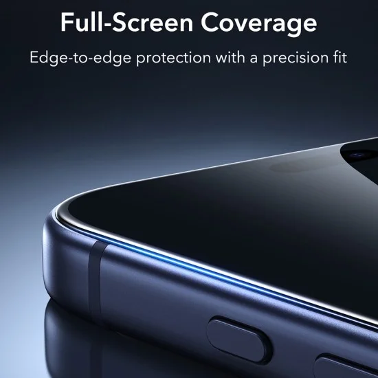 Поверителен стъклен протектор ESR Privacy Armorite Screen Protector UltraFit (2 броя в комплект) - iPhone 18 Pro Max - Черен