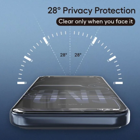 Поверителен стъклен протектор Lito Airspace Border - iPhone 18 Pro - Черен