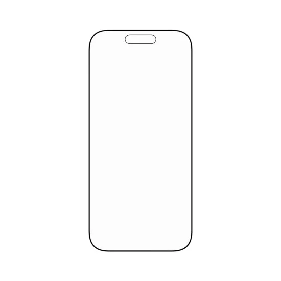 Поверителен стъклен протектор PanzerGlass® Ultra-Wide Fit Stealth Screen Protector w. FASTFIT IN-A-BOX - iPhone 17 / iPhone 16 Pro - Черен