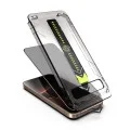 Поверителен стъклен протектор Techsuit TitanGlass FullCover (2 броя в комплект) - iPhone 18 Pro Max - Черен