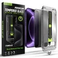 Поверителен стъклен протектор Techsuit TitanGlass FullCover - iPhone 18 Pro - Черен