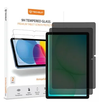 Поверителен стъклен протектор за таблет Techsuit ArmorGlass CrystalHD (2 броя в комплект) - Samsung Galaxy Tab A9 Plus / A11 Plus - Прозрачен