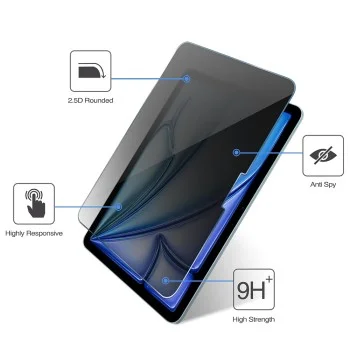 Поверителен стъклен протектор за таблет Techsuit ArmorGlass CrystalHD (2 броя в комплект) - iPad Air 11 (2024) / Air 11 (2025) / Air 11 (2026) - Прозрачен