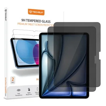 Поверителен стъклен протектор за таблет Techsuit ArmorGlass CrystalHD (2 броя в комплект) - iPad Air 11 (2024) / Air 11 (2025) / Air 11 (2026) - Прозрачен
