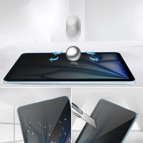 Поверителен стъклен протектор за таблет Techsuit ArmorGlass CrystalHD (2 броя в комплект) - iPad Pro 11 2018 / Air 4 / 5 / 11 (2020/2022) - Прозрачен