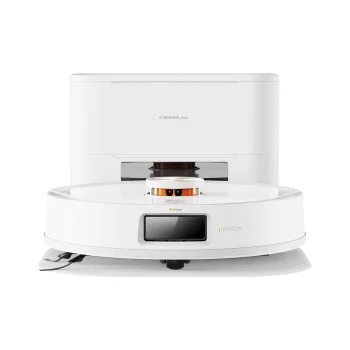 Прахосмукачка робот Deerma (DEM-H40 Pro) - със станция за автоматично изпразване, моп, 13.000Pa, 75W, LDS навигация, приложение - Бял