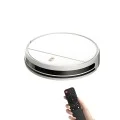 Прахосмукачка робот Deerma (DEM-S40) - сухо и мокро почистване, 7000Pa, 4x режима, със зарядна база, дистанционно управление - Бял