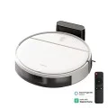 Прахосмукачка робот Deerma (DEM-S40) - сухо и мокро почистване, 7000Pa, 4x режима, със зарядна база, дистанционно управление - Бял