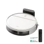 Прахосмукачка робот Deerma (DEM-S40) - сухо и мокро почистване, 7000Pa, 4x режима, със зарядна база, дистанционно управление - Бял