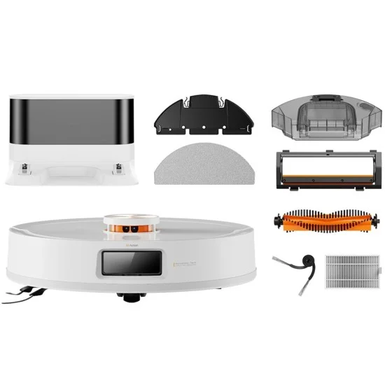 Прахосмукачка робот Deerma Robot Vacuum Cleaner S40 Pro (S30 Ultra) - сухо и мокро почистване, LDS навигация, картографиране, 15000Pa, 2600mAh - Черен