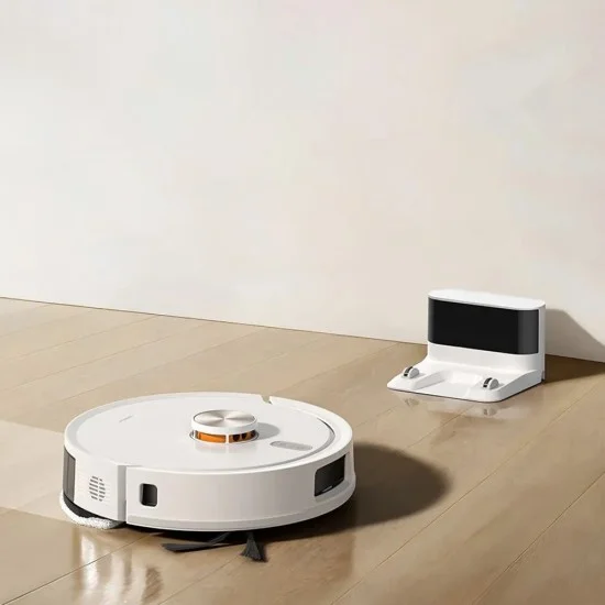 Прахосмукачка робот Deerma Robot Vacuum Cleaner S40 Pro (S30 Ultra) - сухо и мокро почистване, LDS навигация, картографиране, 15000Pa, 2600mAh - Черен