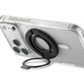 Пръстен държач за телефон Spigen Dual Pop MagSafe S (AMP11735) - с гъвкав силиконов захват за пръст, двоен магнит - Черен