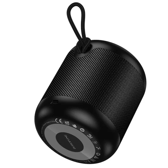 Преносима Bluetooth колонка Borofone Gratificado (BR102) - 5W, Bluetooth V5.4, TWS, 57mm говорител - Черен
