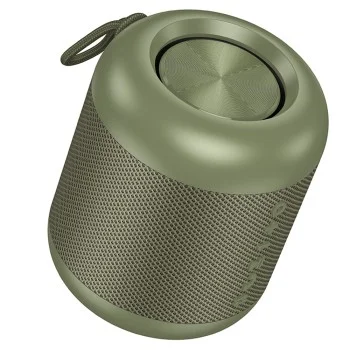 Преносима Bluetooth колонка Borofone Gratificado (BR102) - 5W, Bluetooth V5.4, TWS, 57mm говорител - Зелен