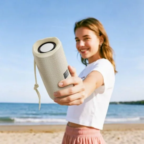 Преносима Bluetooth колонка Borofone Joy (BR100) - 10W, Bluetooth V6.0, TWS, FM радио, USB/TF карта - Черен