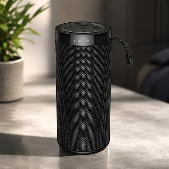 Преносима Bluetooth колонка Borofone Loud (BR105) - 10W, Bluetooth V5.4, TWS, FM радио, USB/TF карта - Тъмно син
